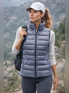 Eddie Bauer Cirruslite Quilted Puffer Down Filled Vest 650 Fill